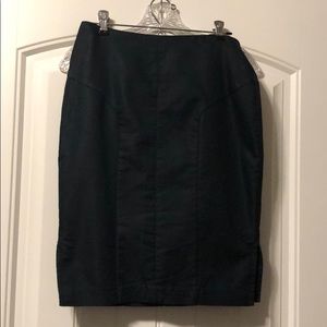 Denim colored pencil skirt